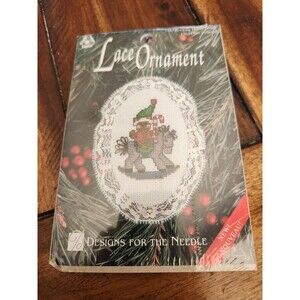 Designs for the Needle 1263 Rocking Horse Lace Ornament Cross Stitch Kit NEW
